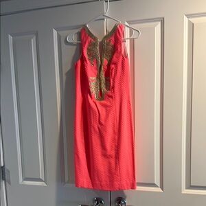Lilly Pulitzer Janice Shift Dress in Pucker Pink Size 0